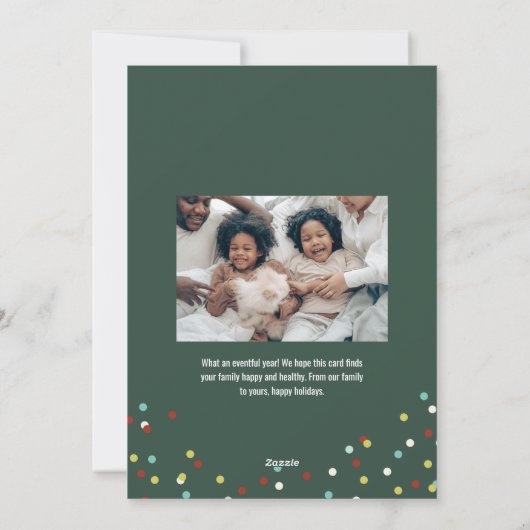 Spread Joy, geen Germs Flat Holiday-kaart Feestdagenkaart (Achterkant)