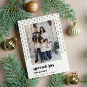 Spread Joy, niet Germs| Foto van Funny 2020 Feestdagenkaart