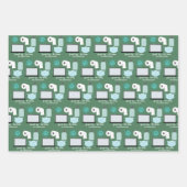 Spread Joy Not Germs 2020 mask virus toiletpapier Inpakpapier Vel (Voorkant)