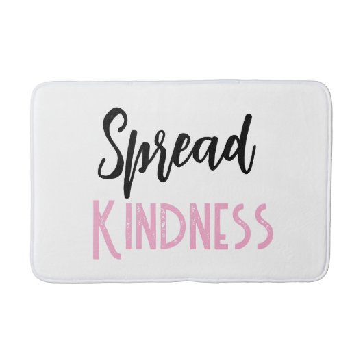 Spread Kindess Bathroom Bath Mat (Voorkant)