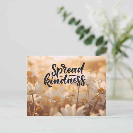 Spread Kindness Briefkaart (Staand voorkant)