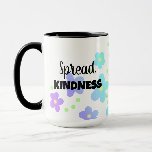 Spread Kindness Floral Mok (Links)