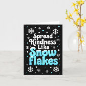 Spread Kindness Like Snowflakes Snow Days Sitive M Kaart (Gele Bloem)
