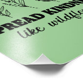 Spread Kindness like Wildflower Foto Afdruk (Hoek)