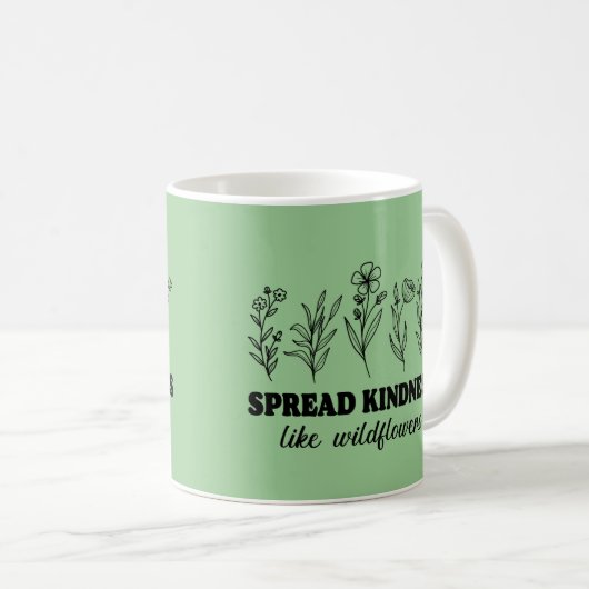 Spread Kindness like Wildflower Koffiemok (Voorkant rechts)