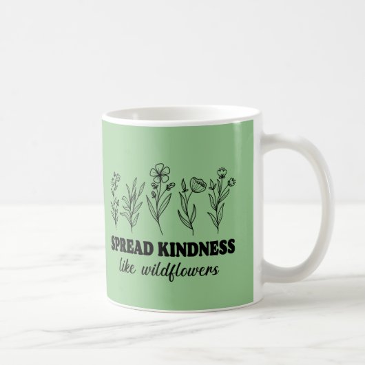 Spread Kindness like Wildflower Koffiemok (Rechts)