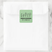 Spread Kindness like Wildflower Vierkante Sticker (Tas)