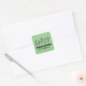 Spread Kindness like Wildflower Vierkante Sticker (Envelop)