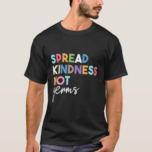 Spread Kindness, niet Germs 2020 Essential be-ind T-shirt (Voorkant)