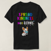 Spread Kindness not Germs Hondenliefhebber Gift T-shirt (Design voorkant)