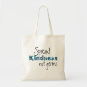 Spread Kindness not Germs Tote Bag (Voorkant)