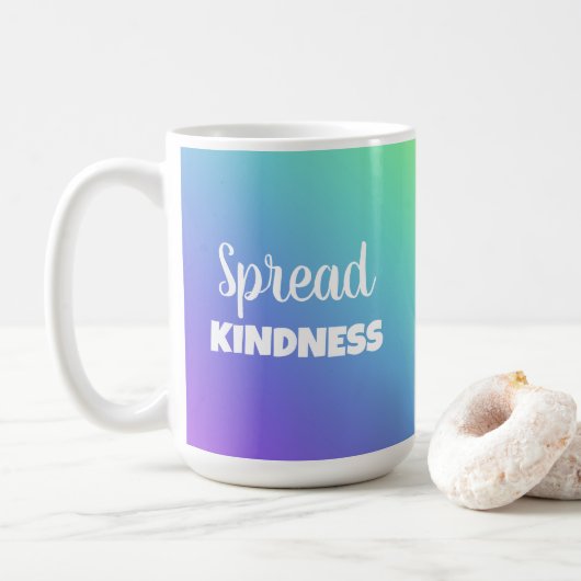 Spread Kindness Rainbow Koffiemok (Met donut)