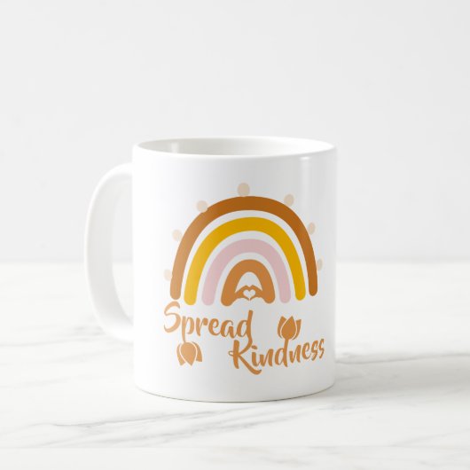 Spread Kindness - Rainbow Spread Kindness Koffiemok (Voorkant links)