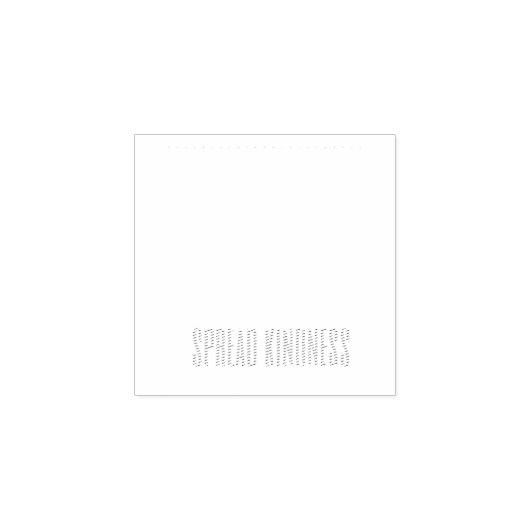 Spread Kindness Rubberstempel (Afrduk)