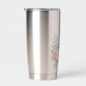 "Spread Kindness" Skeleton Peace Sign – Watercolor Geïsoleerde Drinkbeker (Rechts)