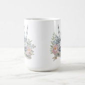 "Spread Kindness" Skeleton Peace Sign – Watercolor Koffiemok (Center)