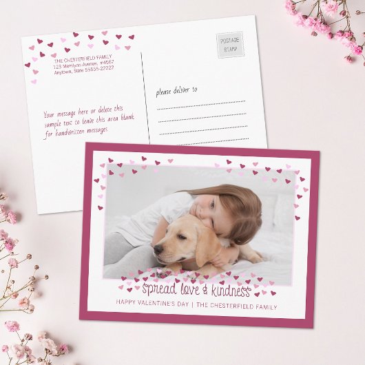 SPREAD LAVE EN KINDERNESS Valentijn Feestdagenkaart