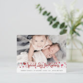 Spread Love and Kindness Cute Photo Valentijnsdag Briefkaart (Staand voorkant)