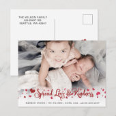 Spread Love and Kindness Cute Photo Valentijnsdag Briefkaart (Voorkant / Achterkant)