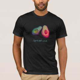 Spread Love Avocado (VS gemaakt, hoogwaardig) T-shirt