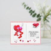 Spread Love Briefkaart (Staand voorkant)