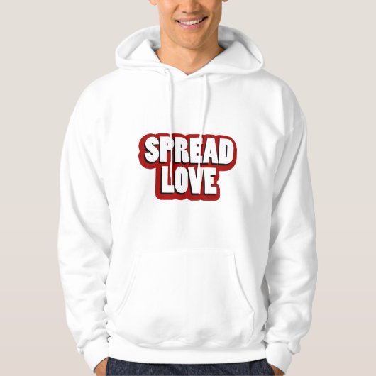 Spread Love Design Hoodie (Voorkant)