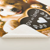 Spread Love: Golden Retriever beroemd gemaakt door Sherpa Deken (3/4)