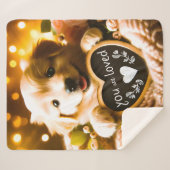 Spread Love: Golden Retriever beroemd gemaakt door Sherpa Deken (Voorkant (horizontaal))