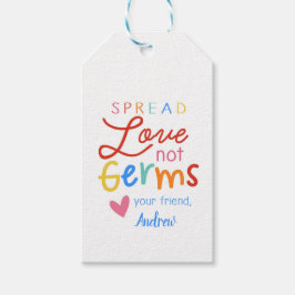 Spread Love Hand Sanitizer Sticker Cadeaulabel