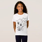 "Spread Love" Meisje T-shirt (Voorkant volledig)