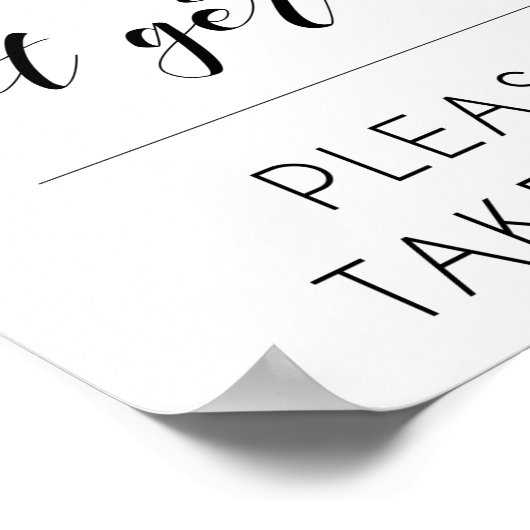 Spread Love niet kims-teken Poster (Hoek)