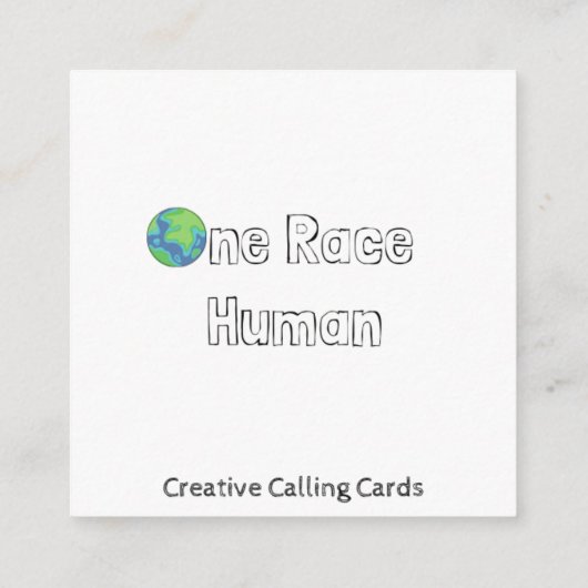 Spread Love Not Hate Contactkaartje (Achterkant)