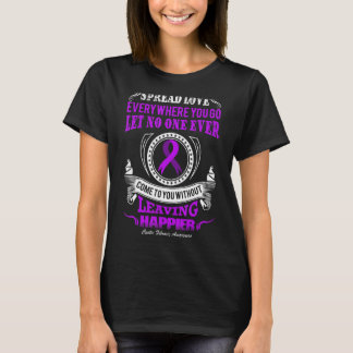 Spread Love Overal waar je ook cystic fibrosis kri T-shirt
