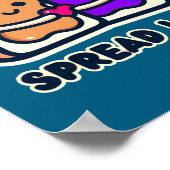 Spread Love Peanut Butter And Jelly Valentine Desi Poster (Hoek)