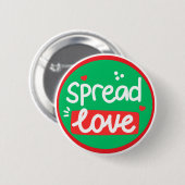 Spread Love Positive Kindness Ronde Button 5,7 Cm (Voorkant /achterkant)