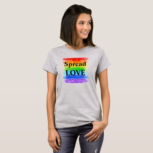 Spread Love T Shirt (Voorkant volledig)