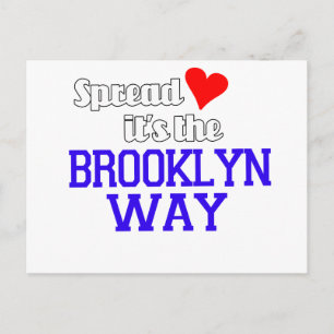 Spread Love the Brooklyn Way Briefkaart