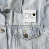 Spread Love Vierkante Button 5,1 Cm (In situ)