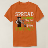 Spread Manure They Said Funny Farming Farmer Tract T-shirt (Design voorkant)