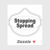 Spread mask vinyl sticker stoppen (Vel)