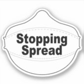 Spread mask vinyl sticker stoppen (Voorkant)