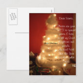 Spread Merry Kerstmis Kaart van de Vrede en de Lie (Voorkant / Achterkant)