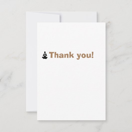 Spread Peace Buddha Bedankkaart (Achterkant)