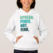 Spread Peace not Angst Green Text (Voorkant)