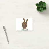 Spread Peace not Angst Hand Sign Post-it® Notes (Kantoor)