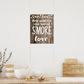 Spread S'mores Love Wedding Sign String-lampjes Poster (Keuken)