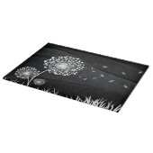 Spread-spread Pissenlit zwart-wit Snijplank (Hoek)