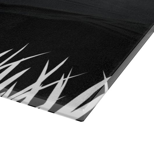 Spread-spread Pissenlit zwart-wit Snijplank (Hoek)