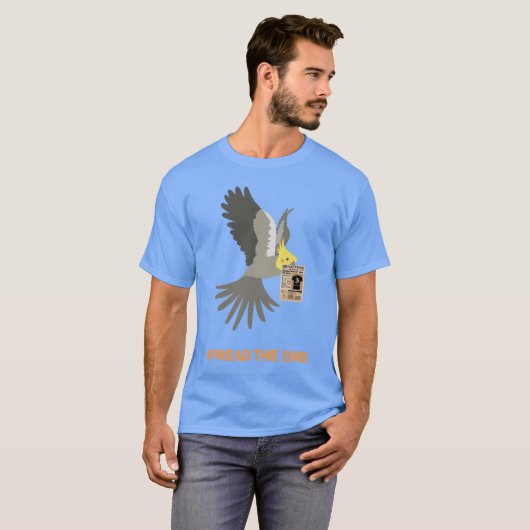 Spread the Bird! T-shirt (Voorkant volledig)