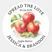 Spread the Love Apple Butter Jelly label APP08rd (Voorkant)